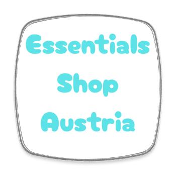Austria Essentials  - Viereckiger Kühlschrankmagnet - Weiß - Vorne
