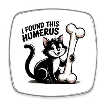 I found the humerous - Cat Lover Design - Square fridge magnet - white - Front