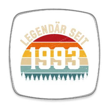 Légendaire depuis 1993 – Né en 1993 - Magnet carré - blanc - Devant