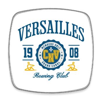 Versailles Grand Canal Rowing Club - Square fridge magnet - white - Front