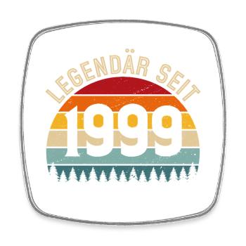 Légendaire depuis 1999 – Né en 1999 - Magnet carré - blanc - Devant