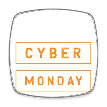 Virée shopping du Cyber Monday - Magnet carré - blanc - Devant