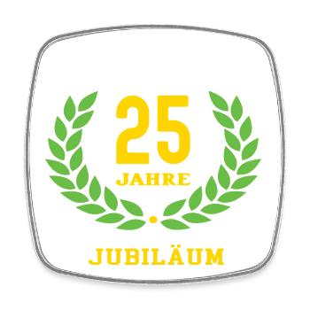 Interior decorator Anniversary 25 years 25 years anniversary - Square fridge magnet - white - Front