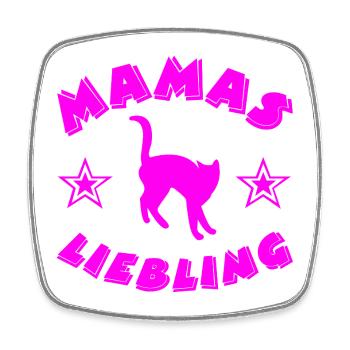feline - Square fridge magnet - white - Front