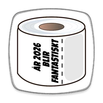 L’année 2026 s’annonce incroyable - Magnet carré - blanc - Devant