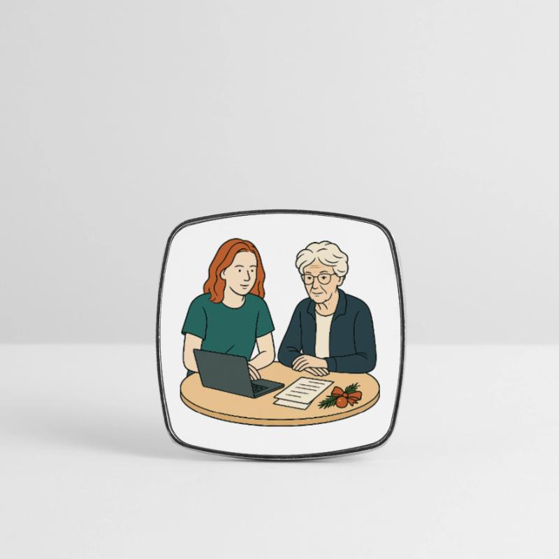 Mamie Karin Magnet carré