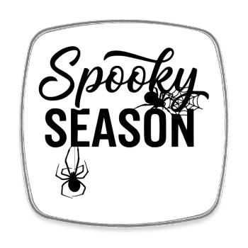 Spooky Season Spider Illustration - Viereckiger Kühlschrankmagnet - Weiß - Vorne