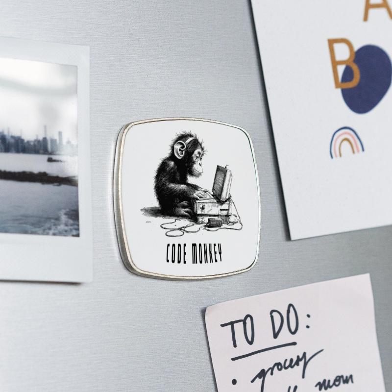 Square fridge magnet