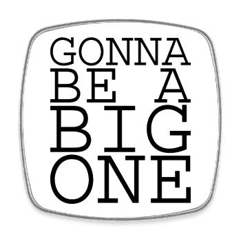 I'm Going To Be Great- Gift Birth Baby Kids Funny - Square fridge magnet - white - Front