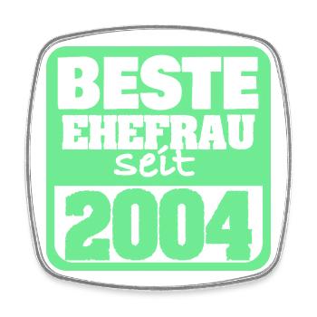 In Love 2004 - Square fridge magnet - white - Front