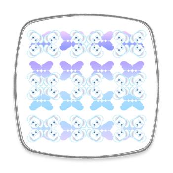 Snow Koala - Square fridge magnet - white - Front