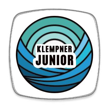 Plumber Junior Child Trainee Offspring Successor - Square fridge magnet - white - Front