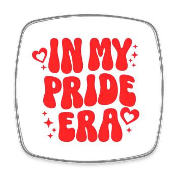 Pride Geschenk LGBTQ - Viereckiger Kühlschrankmagnet - Weiß - Vorne