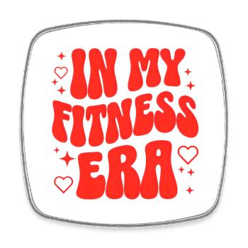 Fitness Girl Gym Motivation Sport Entraînement - Magnet carré - blanc - Devant