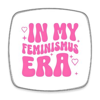 Feminismus Geschenk Frauenpower Gleichberechtigung - Viereckiger Kühlschrankmagnet - Weiß - Vorne