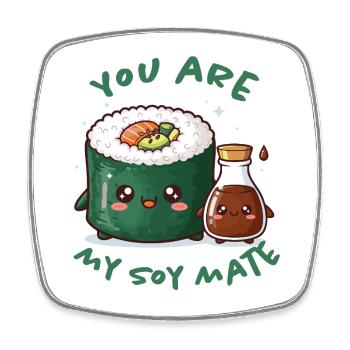 You're my soulmate - Square fridge magnet - white - Front
