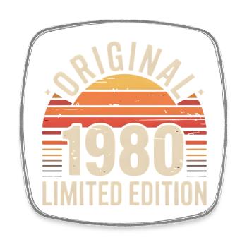 Original 1980 Édition Limitée - Magnet carré - blanc - Devant
