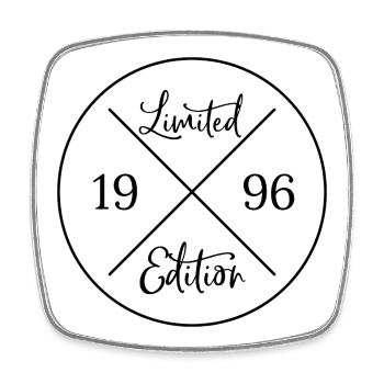 Edition limitée 1996 - Cadeau d’anniversaire 30 - Magnet carré - blanc - Devant