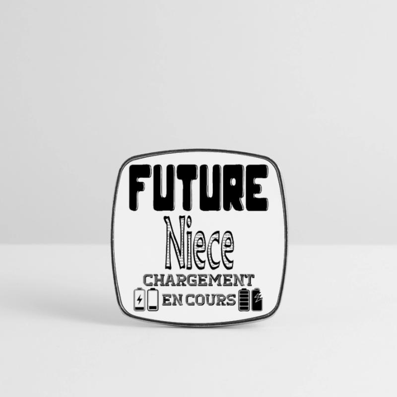 Future Niece Loading In Progress Square fridge magnet