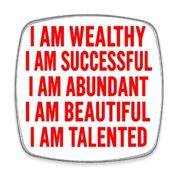 Vous êtes incroyable - Affirmations - Magnet carré - blanc - Devant