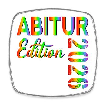 RAINBOW HIGH SCHOOL GRADUATION 2026 - Square fridge magnet - white - Front
