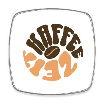 Coffee Time - Square fridge magnet - white - Front