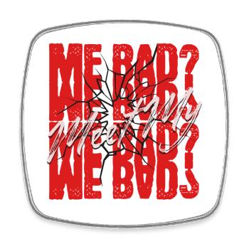 Sphynx Cat Funny Saying - Square fridge magnet - white - Front