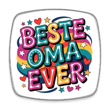 Best Grandma Ever - Square fridge magnet - white - Front