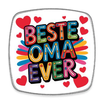 Best Grandma Ever - Square fridge magnet - white - Front
