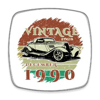 35e anniversaire - Classiques - Millésime depuis 12/1990 - Magnet carré - blanc - Devant