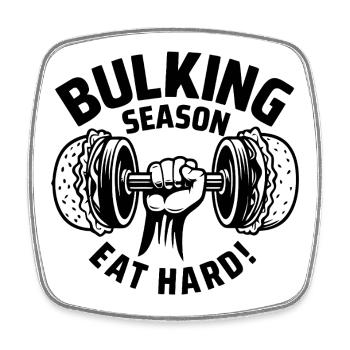 BullKing Saison Lift - Viereckiger Kühlschrankmagnet - Weiß - Vorne