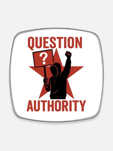 Question Puissance - Magnet carré - blanc