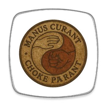 Healing Hand - Square fridge magnet - white - Front