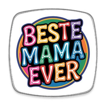 Best Mom Ever Sticker - Square fridge magnet - white - Front
