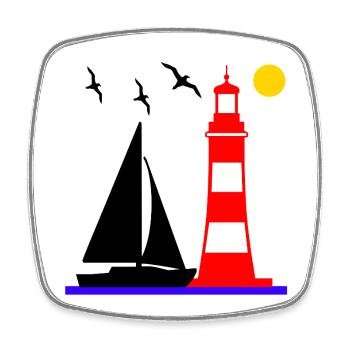 Voile - Magnet carré - blanc - Devant