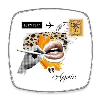 Puket LifeStyle - Magnet carré - blanc - Devant