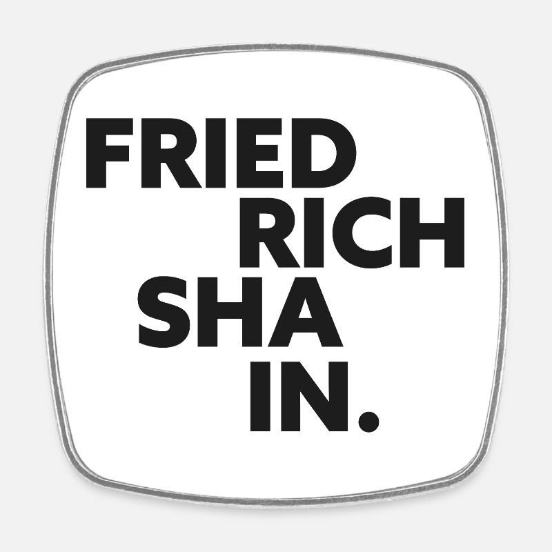 Giudan Berlin Collection: Friedrichshain - Square fridge magnet - white
