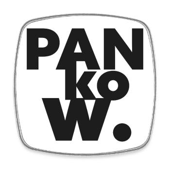 GIUDAN Berlin Collection: Pankow - Viereckiger Kühlschrankmagnet - Weiß - Vorne
