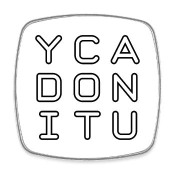 Motivation : « Vous pouvez le faire » - Magnet carré - blanc - Devant