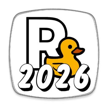 Rente 2026 , R Ente 2026 - Viereckiger Kühlschrankmagnet - Weiß - Vorne