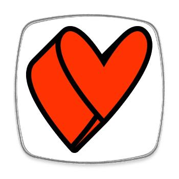 10. 10 YEARS. 10th ANNIVERSARY. 10 YEAR ANNIVERSARY. - Square fridge magnet - white - Front