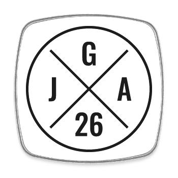 Bachelor Party 2026 - Bachelor Party 2026 - Bachelor Party 26 - Square fridge magnet - white - Front