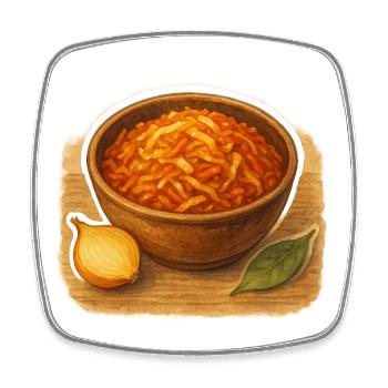 Braised cabbage - Square fridge magnet - white - Front