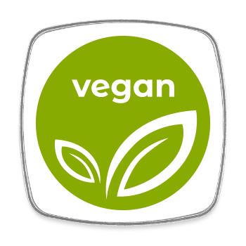Vegan - Square fridge magnet - white - Front