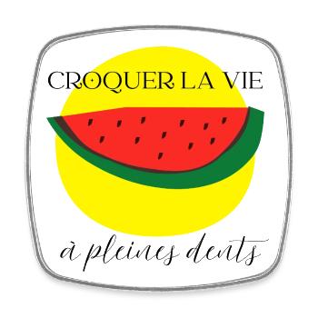 Live life to the fullest - Square fridge magnet - white - Front