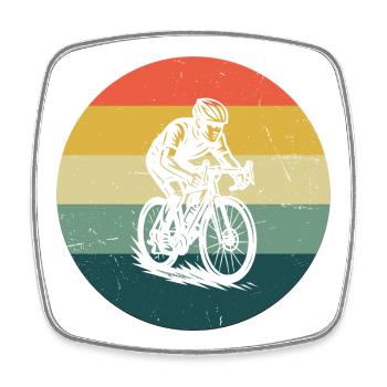 Statement für alle Rennrad - Viereckiger Kühlschrankmagnet - Weiß - Vorne