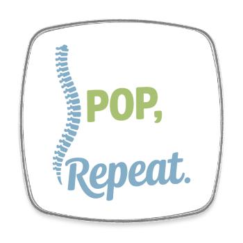 Licensed Spine Specialist Expert Joint  - Square fridge magnet - white - Front