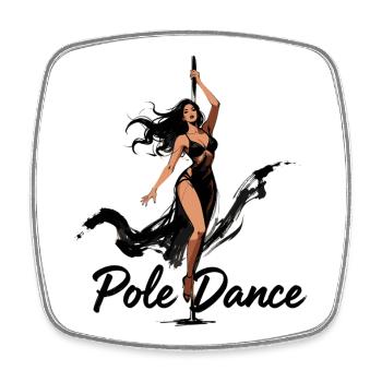 Pole Dance Pole Dancer Aesthetic Gift - Square fridge magnet - white - Front