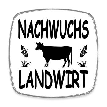 Landwirt - Viereckiger Kühlschrankmagnet - Weiß - Vorne