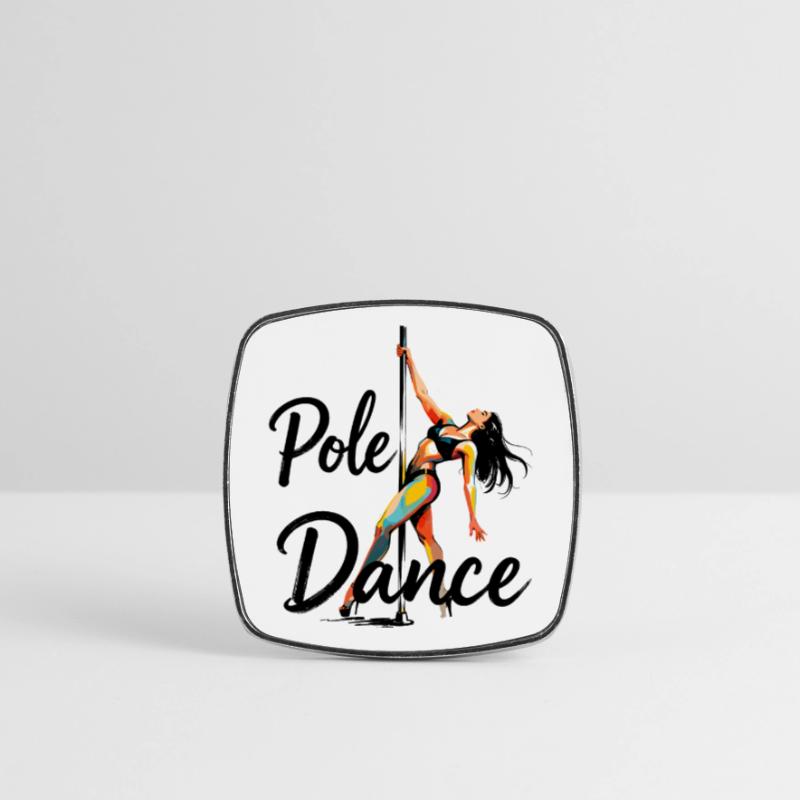 Pole Dance Poledancerin ästhetisch Geschenk Viereckiger Kühlschrankmagnet